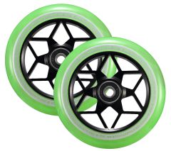 Diamond Scooter Wheels - 110mm x 24mm - Smoke Green