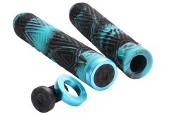 Will Scott Hand Grips - Black/Teal