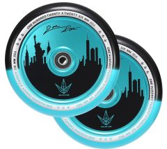 120mm Jon Reyes Signature Wheel - Black/Teal | Pair