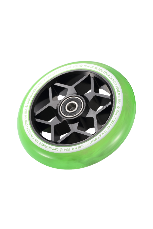Diamond Scooter Wheel - 110mm x 24mm - Smoke Green