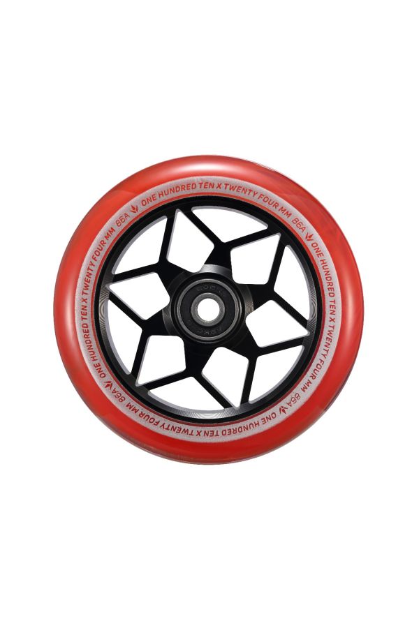 Diamond Scooter Wheel - 110mm x 24mm - Smoke Red