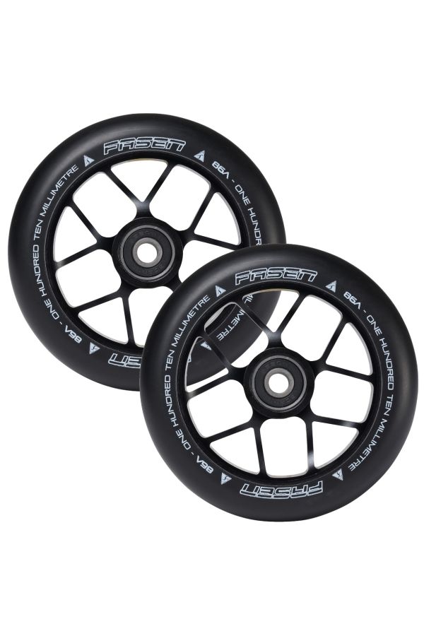 Fasen Scooters Jet Wheel Pair - 110mm - Black