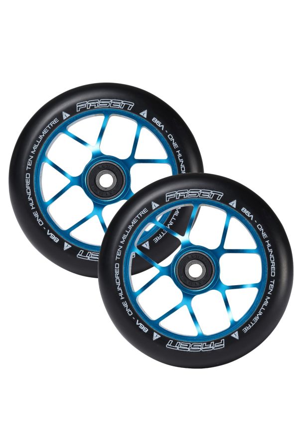 Fasen Scooters Jet Wheel Pair - 110mm - Teal
