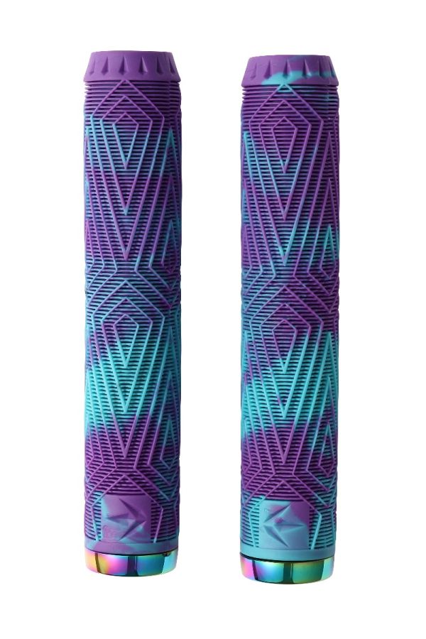 Will Scott Hand Grips - Purple/Teal