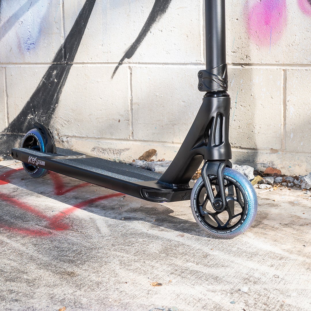 KOS S7 Heist Complete Pro Scooter - Black and Galaxy