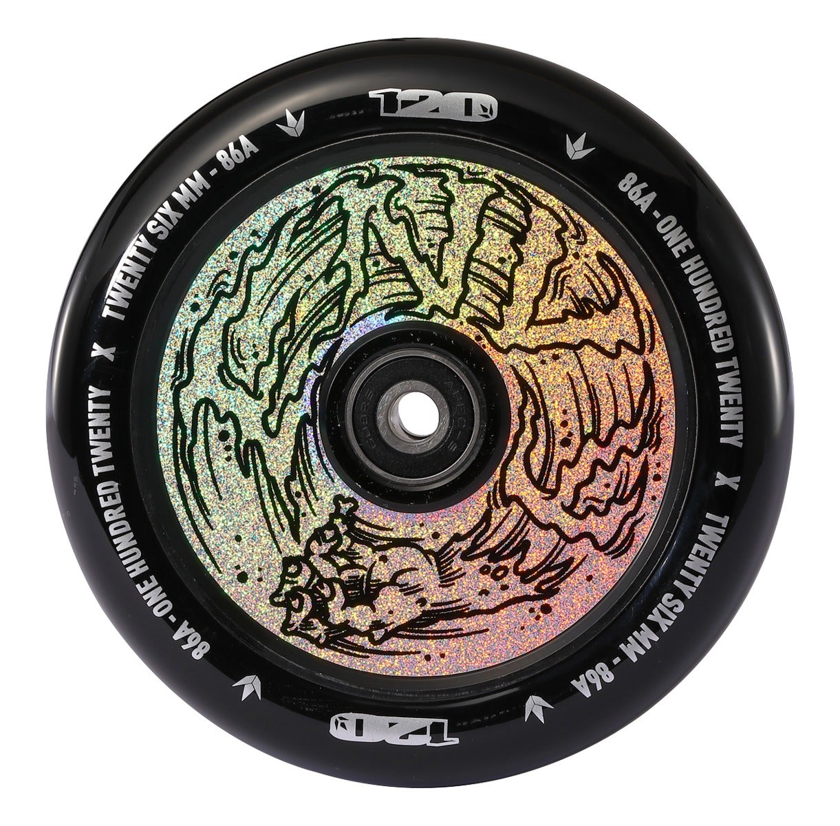 Blunt Envy Hand Hollow Core Scooter Wheel Pair - 120mm x 24mm 